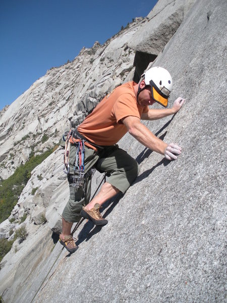Face moves between leaving the crack and reaching the bolt.