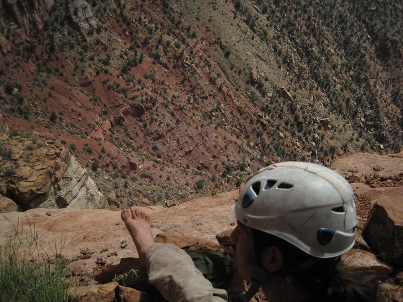 me on biv ledge