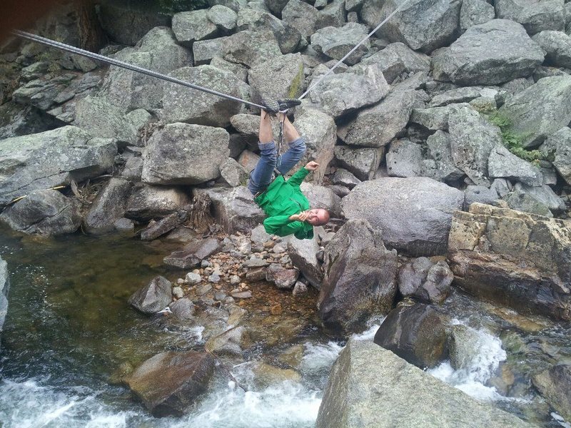 Adam Miller, first approach in Colorado soon followed by his first lead in Colorado.