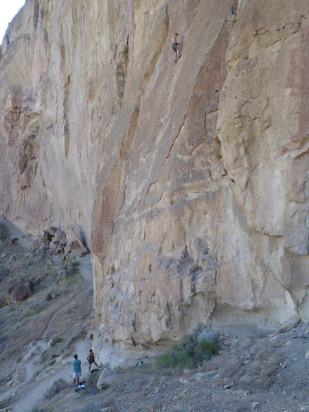 First route in the area.