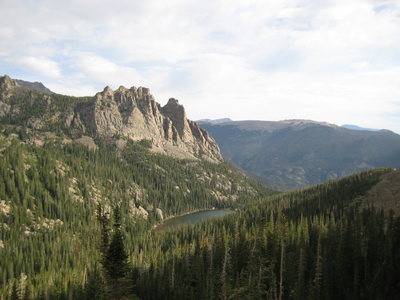 Rock Climbing in The Gable, RMNP - Rock