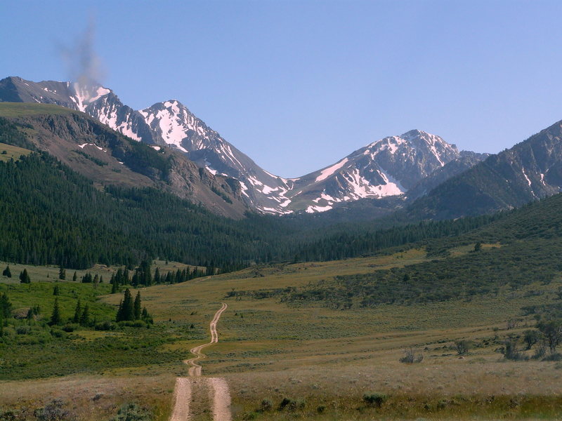 Rock Climbing in Lost River Range, Central Idaho