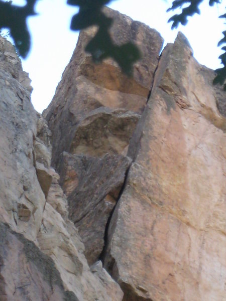 Upper portion - after moving left.