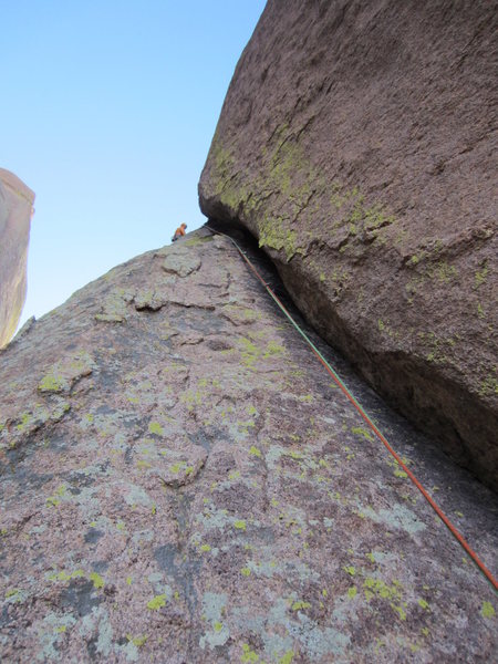 Andy Bennett at the top of Pitch 3