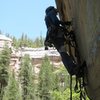 Angela aiding the Twist of Fate. Yeah, its that steep!<br>
May 2012