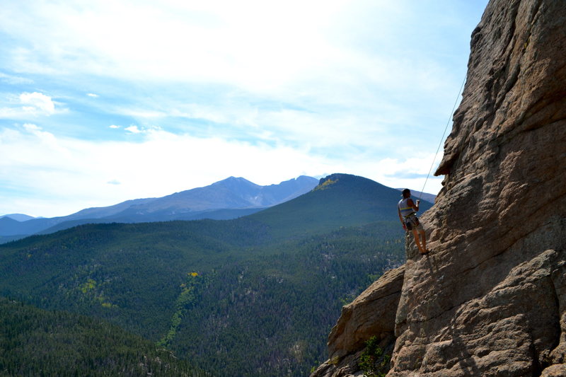 Beautiful views on my way down.