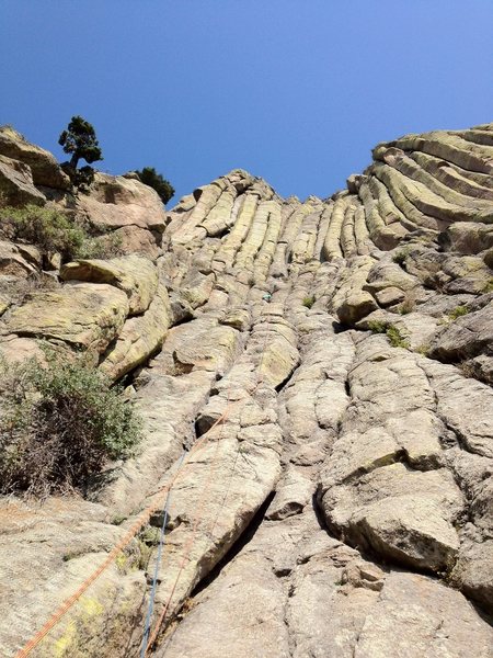 Matt G. Leading us up the approach. Labor day weekend without a soul in site. Lucky us!