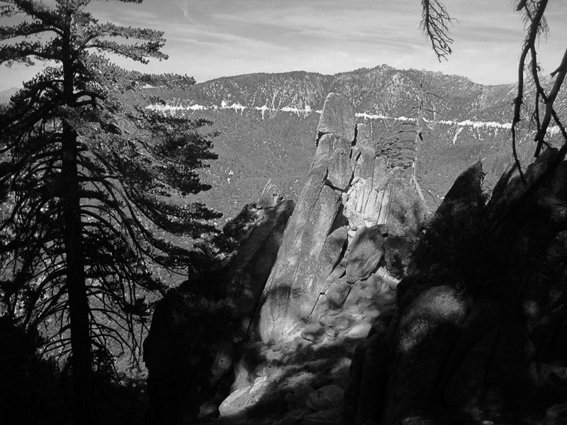 Hwy 18 from the top of the gully.