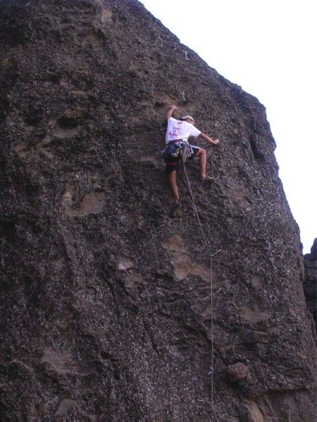 Aaron Rough on Svetlana, Table Rock, MSH.
