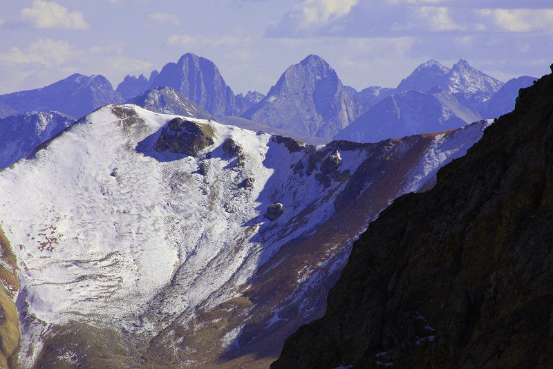 The Grenadier Range seen from high in the Sneffels Range.