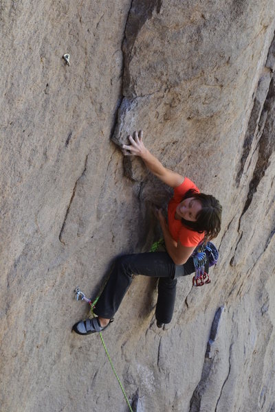 The broken hold looks to have come from the area between Paisley's hands. Paisley Close on Super Fine Booty. Photo: Aaron Cassebeer