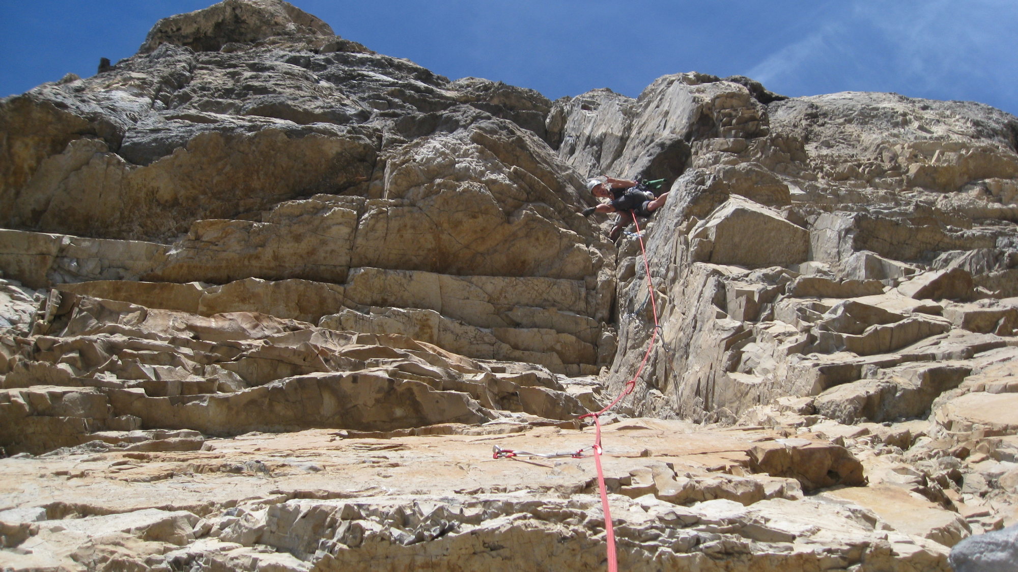Alexis Crellin after Pitch 14 roof.