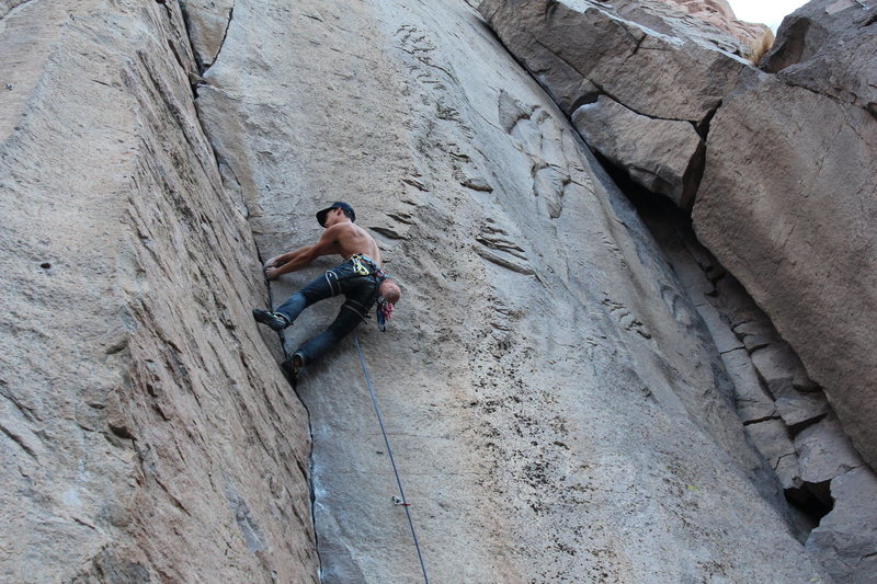 Having fun on my favorite route.