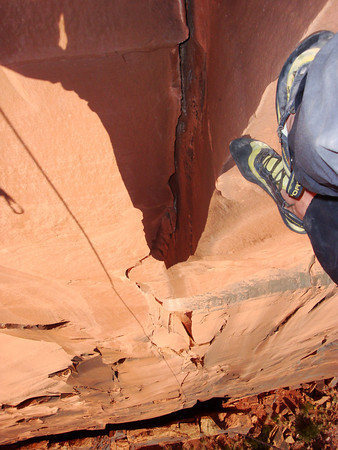 Looking down P2.
