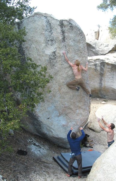 The Sword Of Damocles (V8).  World-class problem--aesthetic, intimidating, hard.
