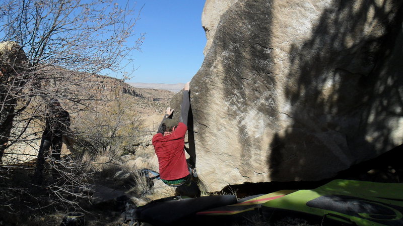 Brad at the start of Razor Edge.