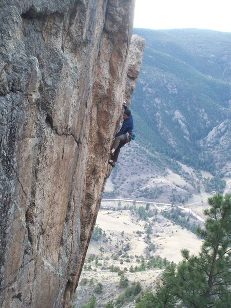 The upper face is steep!