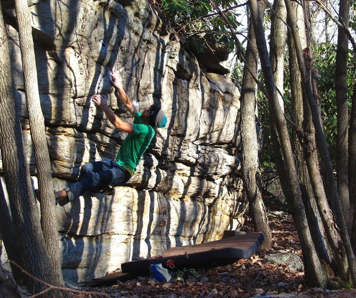 Buttercup Boulder. Triangulation v4