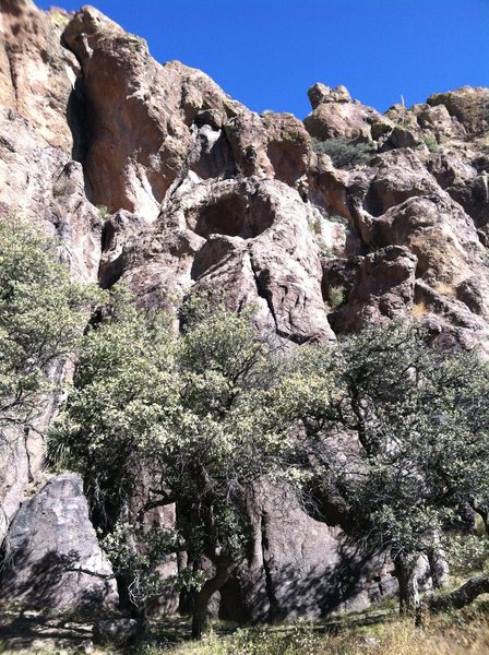 Hueco anchor above The Right Stuff and The Right Step.