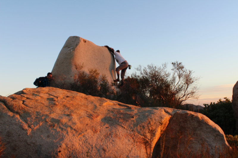 the down climb