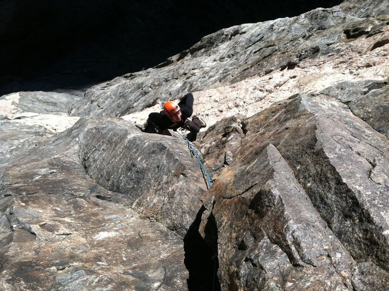 Erik Rieger on the 3rd pitch.