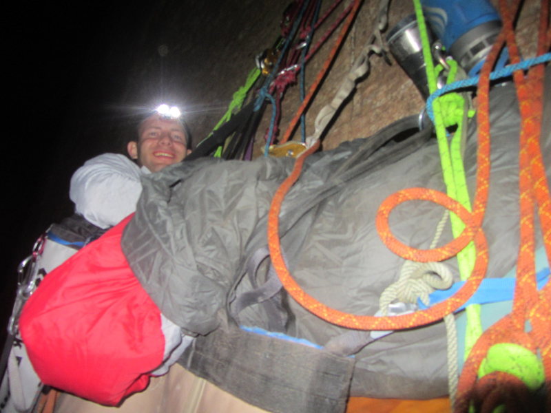 Improvised ledge on top of Pitch 5.
