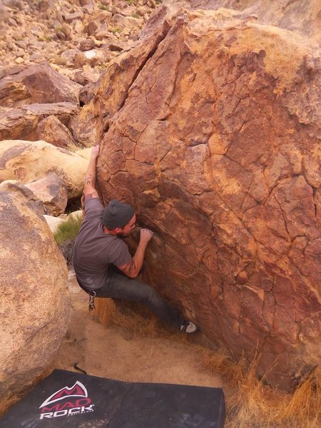 Mind the rock in your back lol