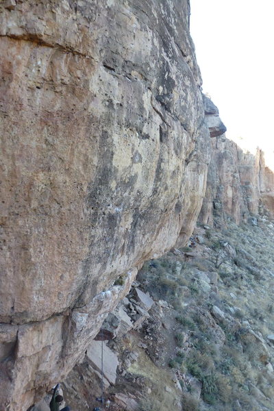 The bottom 2/3rds. Amazing rock.