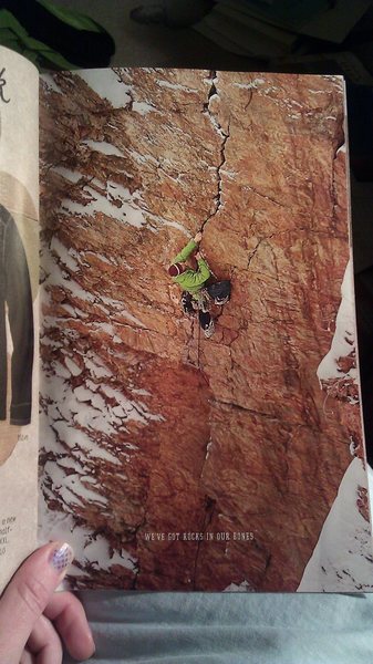 As seen in the 2012 Prana winter catalog by Andrew Burr. That's the entire route, but it's smoother than it looks here. Usually not this cold either.