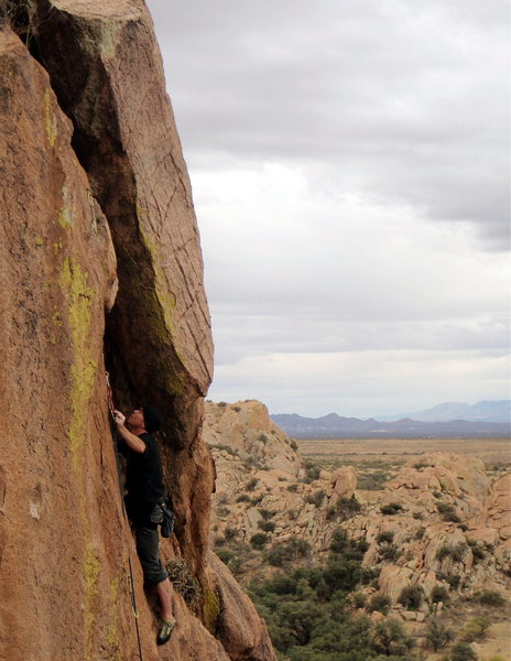Wide section towards the top.