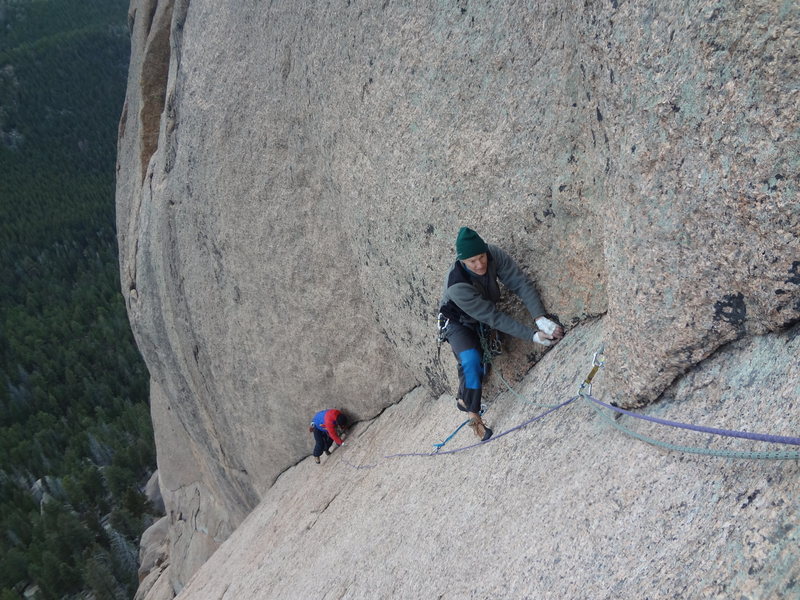 Doug Donato and Michael Colacino. Trail of Tears. Wigwam Dome. Lost Creek Wilderness. Colorado. November 24th 2012.