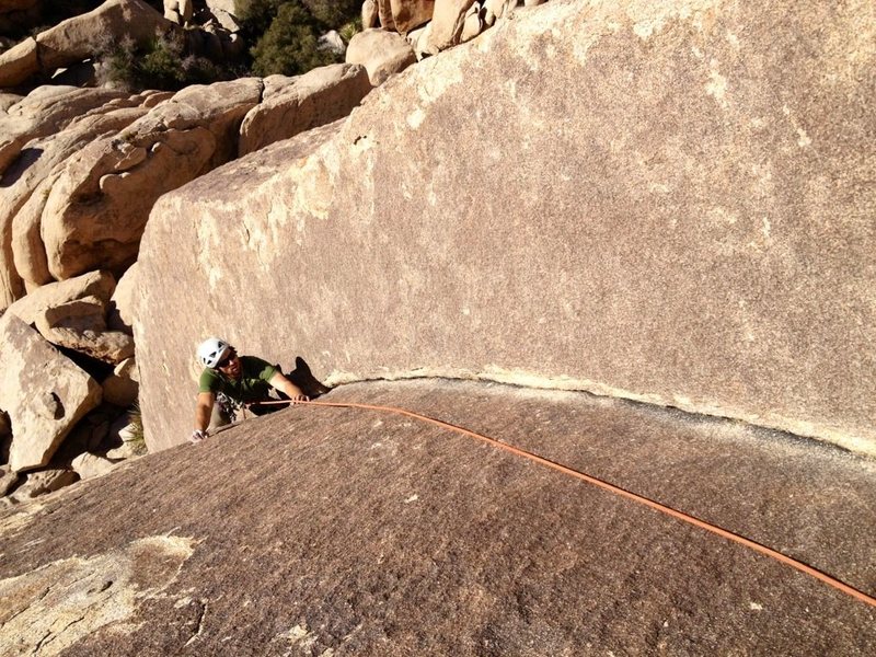 Richard Shore on the Bighorn Dihedral. Photo: Mark Collar