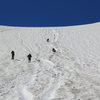 Awesome 1000 ft glissade down the Inter Glacier