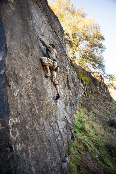 Getting it done!! Photo by Travis Mortz