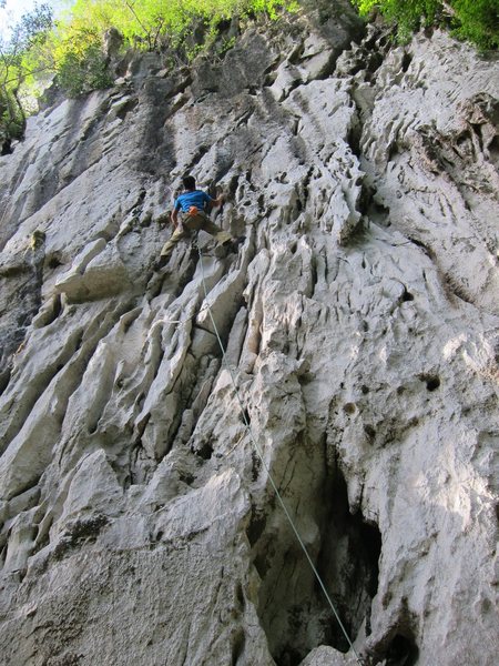 Unknown climber on Vulva.
