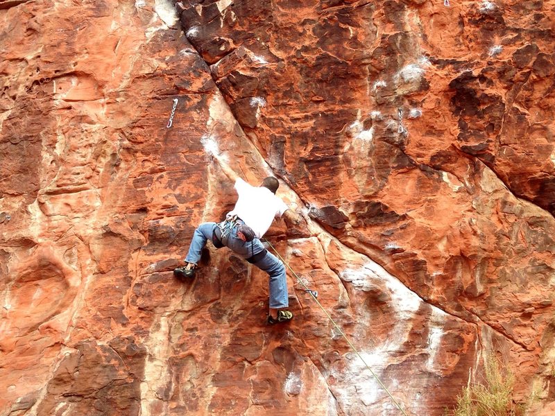 A beautiful climb on great rock.