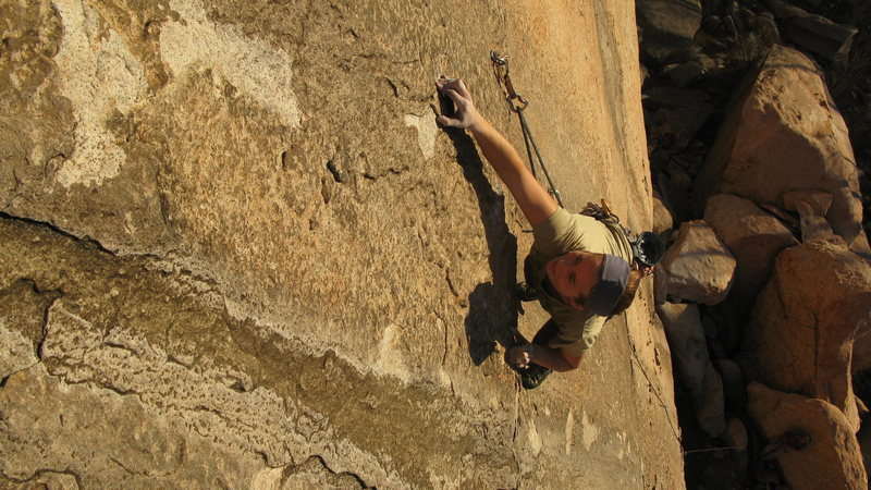 Crux of No Pressure. Hard. Belayed long hours in the process of putting that route up. Yup.