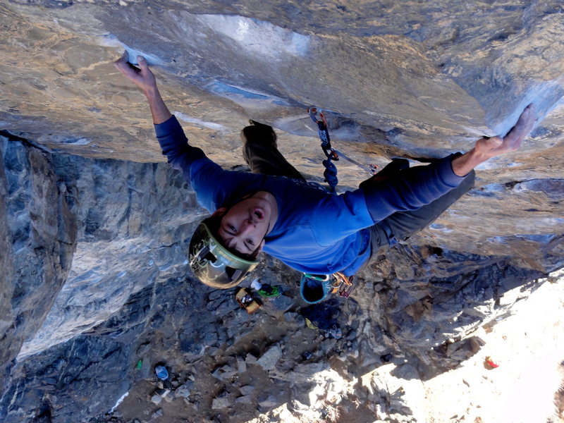 Visiting Red River Gorge local Chaz Ott crushing on a cold ass December day! Nice work on putting this thing down very fast....