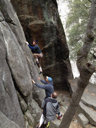 John hops up the Magic Beans.
