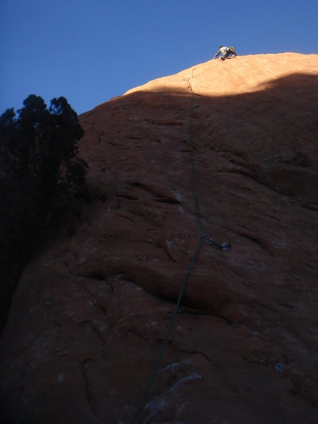 James leading Coyote Verde.