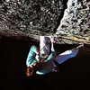 Paul Parker on the Alien Roof (5.12b), Yosemite Valley<br>
<br>
Photo by Brian Bailey (http://www.brianbaileyphotography.com/)