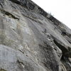 Eye of the Lyger a fun 10b crack route a bit left of Tweet This. Approach by climbing the mixed route Handle with Care.