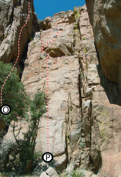 Routes at the Fin (which I called Elverum Cove in my packet because I didn't know the name)
