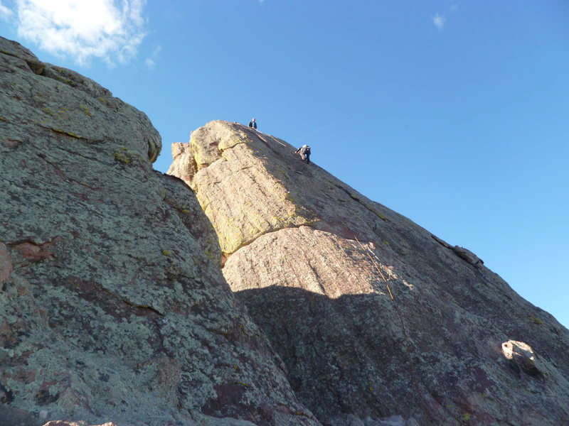 On the last pitch.