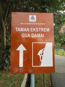 Rock Climbing in Damai Wall, Batu Caves