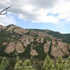 Black Mountain Crags, Staunton Rocks, and Sawmill Crags.<br>
<br>
Photo by A. Peterson.