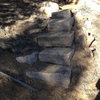 New steps on Cynical Pinnacle trail.. <br>
By far the best 8 feet of the grueling hike