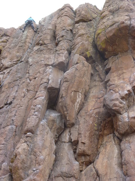Rock Climb Crack/Bulge, Golden