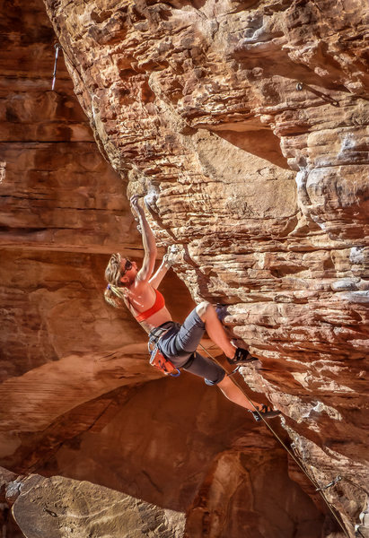 Unknown climber on Gimme Back My Bullets