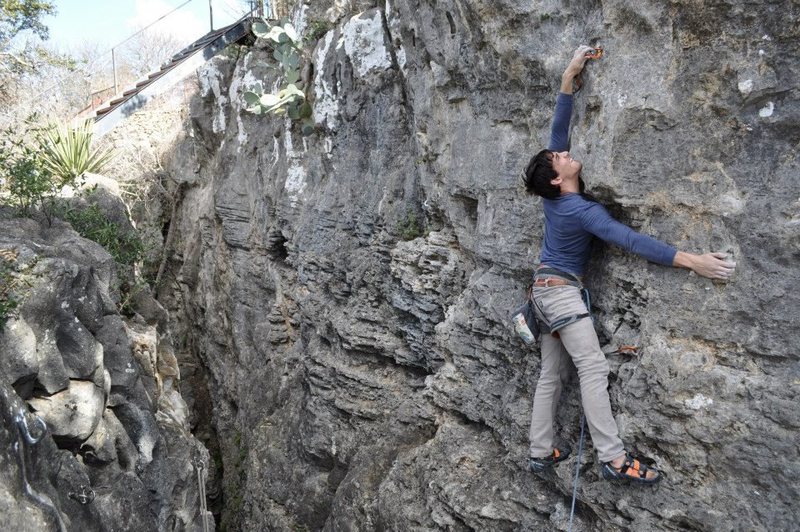 Tall beta on Green Slime vs. Bag Of Devouring. Really fun climb.